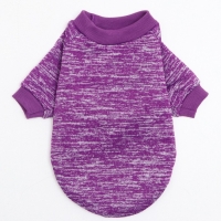 Свитер меланжевый, размер XL (ДС 35, ОШ 32, ОГ 50 см), фиолетовый Свитер меланжевый, размер XL (ДС 35, ОШ 32, ОГ 50 см), фиолетовый