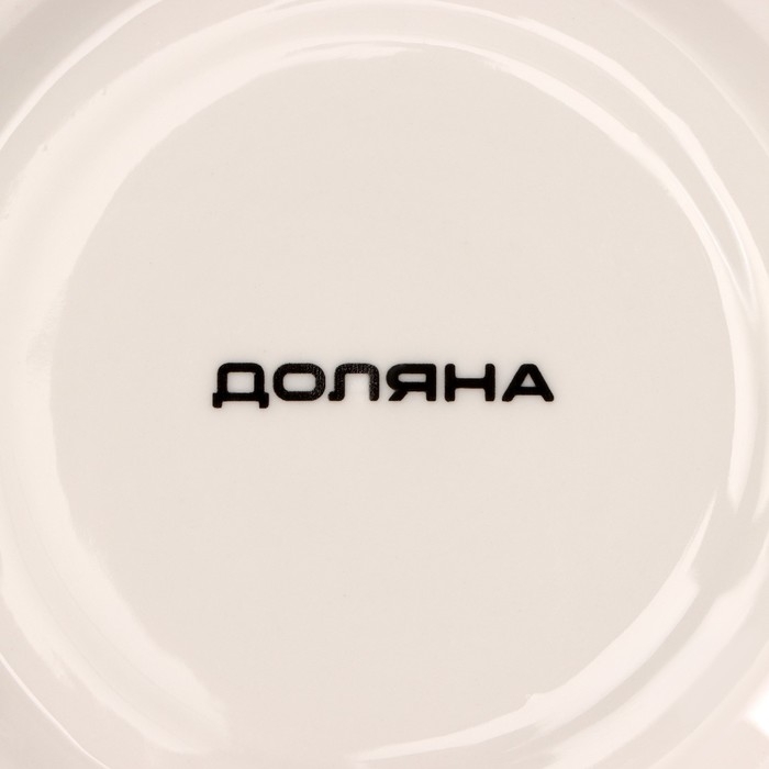 Сервиз фарфоровый чайный Доляна &laquo;Млечный путь&raquo;, 15 предметов: 6 чашек 220 мл, 6 блюдец d=13,5 см, молочник 300 мл, сахарница 350 мл, чайник 1000 мл, цвет бирюзовый