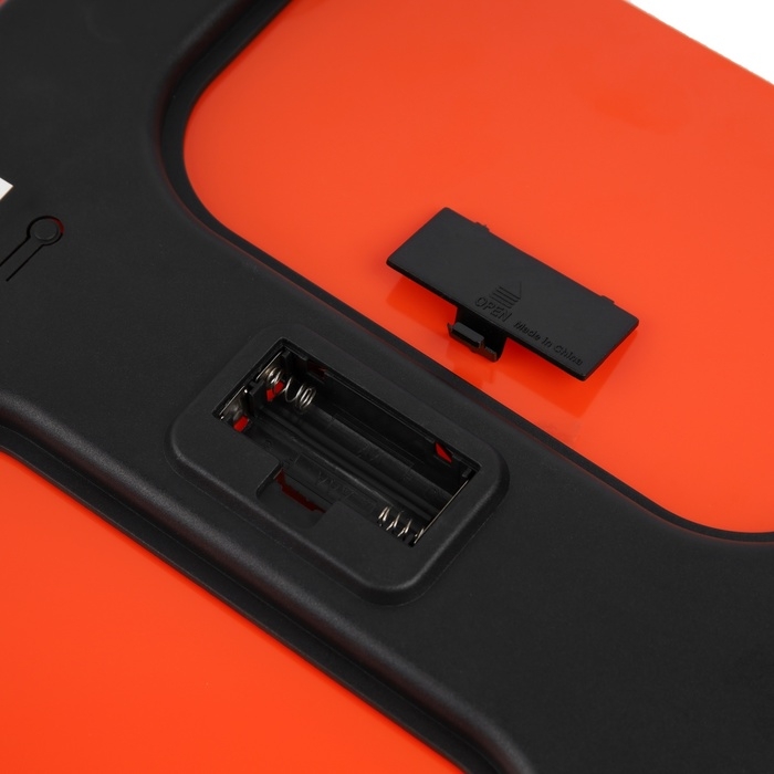 Весы напольные Luazon LVE-006, электронные, до 180 кг, 2хAAА (не в комплекте), оранжевые