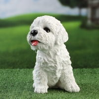 Садовая фигура "Болонка" 10х13х20см Садовая фигура "Болонка" 10х13х20см