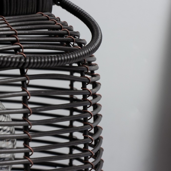 Настольная лампа "Бурмис" Е27 15Вт черный 22х22х30 см RISALUX