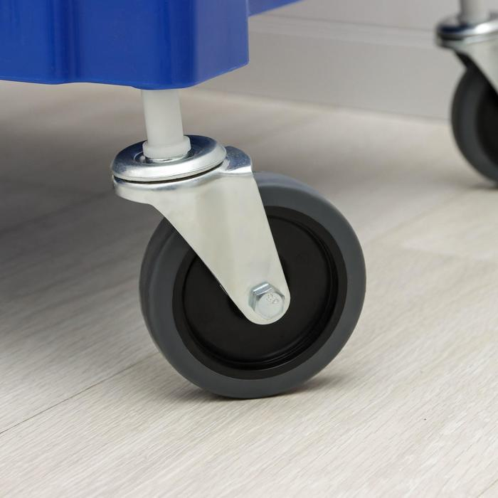 Многофункциональная тележка с вёдрами, отжимом и лотками