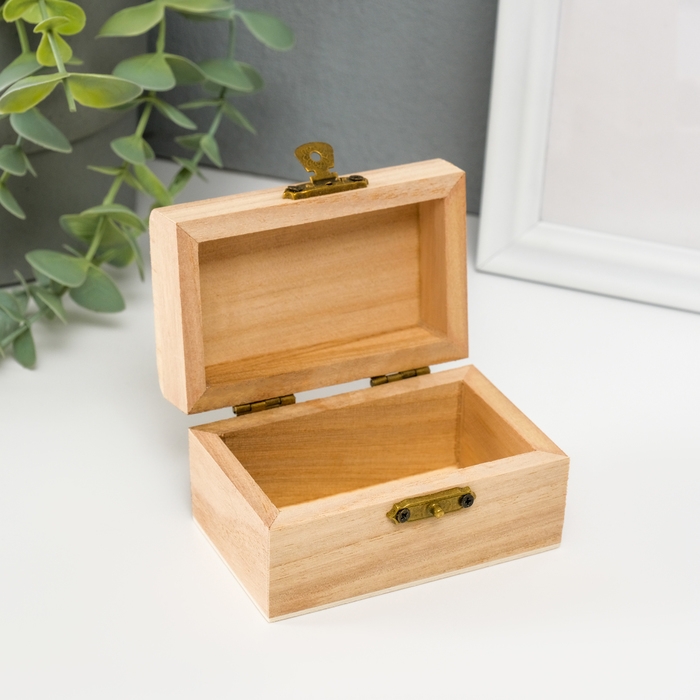 Шкатулка для росписи "Клён" 9х5х5 см