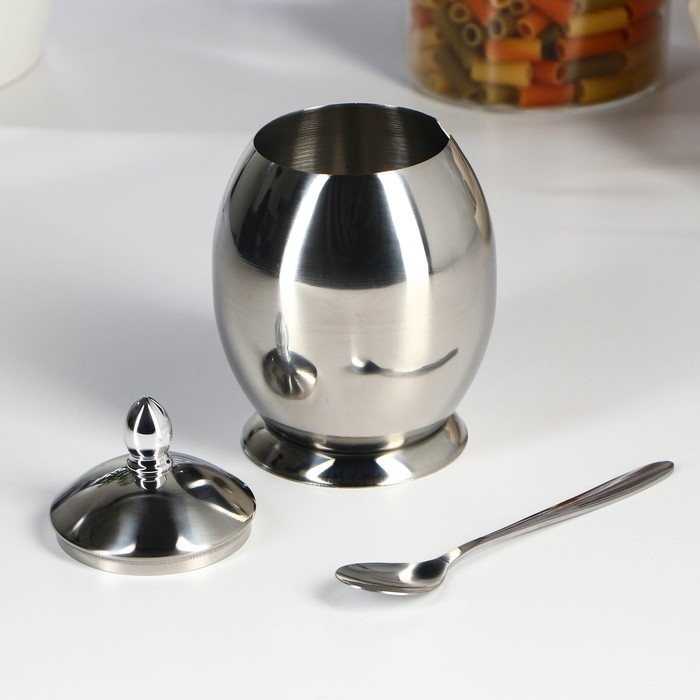 Сахарница из нержавеющей стали &laquo;Эгги&raquo;, 360 мл, 7,5&times;13 см