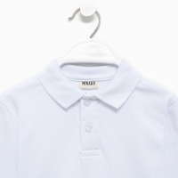 Джемпер (поло) детский MINAKU цвет белый, рост 98