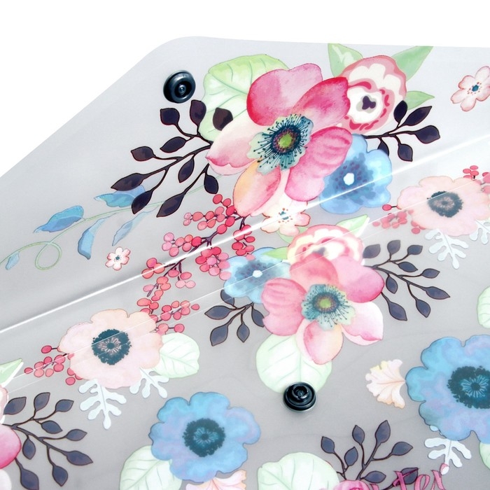 Папка-конверт на кнопке А4, 160 мкм, ErichKrause, Colibri, полупрозрачная, глянцевая, с принтом Папка-конверт на кнопке А4, 160 мкм, ErichKrause, Colibri, полупрозрачная, глянцевая, с принтом