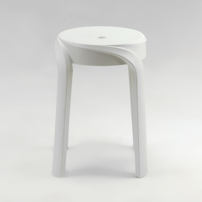 Табурет Вихрь (белый)