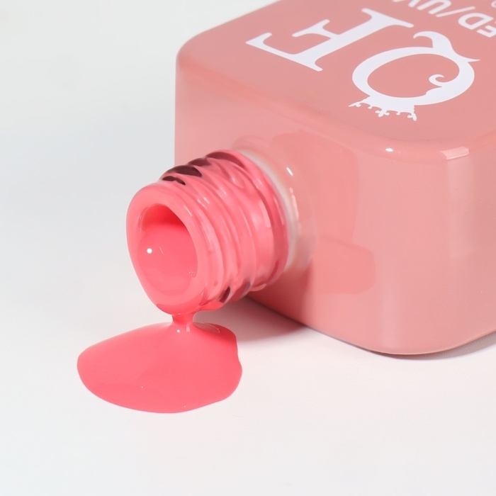 Гель лак для ногтей &laquo;SIMPLE&raquo;, 3-х фазный, 10 мл, LED/UV, цвет розовый (135)