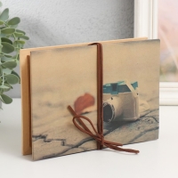 Фотоальбом гармошка 20 складок 38 сторон "Фотоаппарат на плитке" 17,5х12,5 см Фотоальбом гармошка 20 складок 38 сторон "Фотоаппарат на плитке" 17,5х12,5 см