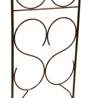 Арка садовая, разборная, 230 &times; 120 &times; 51 см, металл, бронзовая