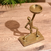 Подсвечник "Пауэр" 26 см, алюминий Подсвечник "Пауэр" 26 см, алюминий