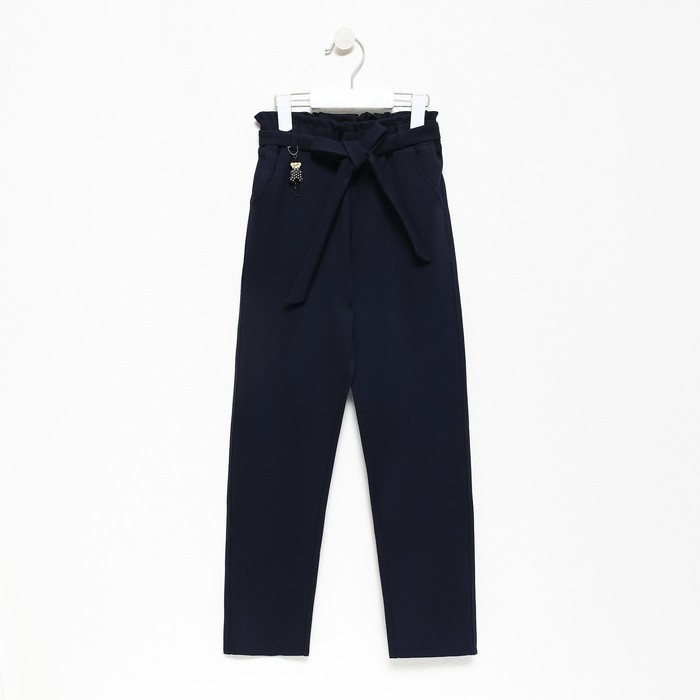 Брюки школьные для девочек, цвет тёмно-синий, рост 170 см Брюки школьные для девочек, цвет тёмно-синий, рост 170 см