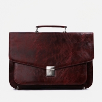 Портфель мужской, цвет бордовый Портфель мужской, цвет бордовый