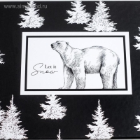 Набор подарочных коробок 5 в 1 «Черно-белый», 32,5 х 20 х 12,5 - 22 х 14 х 8,5 см, Новый год Набор подарочных коробок 5 в 1 «Черно-белый», 32,5 х 20 х 12,5 - 22 х 14 х 8,5 см, Новый год