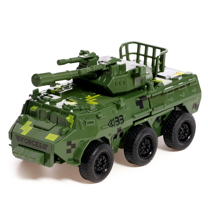 Робот &laquo;Бронетранспортер&raquo;, инерционный, трансформируется при столкновении