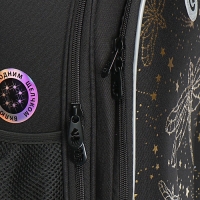 Ранец каркасный, 36 х 28 х 20 см, Grizzly, чёрный