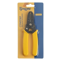 Стриппер ТУНДРА, для зачистки кабеля, 22 - 10 AWG, 0.6 - 2.6 мм Стриппер ТУНДРА, для зачистки кабеля, 22 - 10 AWG, 0.6 - 2.6 мм