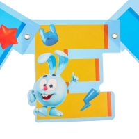 Гирлянда на люверсах "С Днем Рождения", длина 210 см, с плакатом 60х40 см, Смешарики Гирлянда на люверсах "С Днем Рождения", длина 210 см, с плакатом 60х40 см, Смешарики