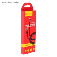 Кабель Hoco X26, Lightning - USB, 2 А, 1 м, чёрно-красный Кабель Hoco X26, Lightning - USB, 2 А, 1 м, чёрно-красный