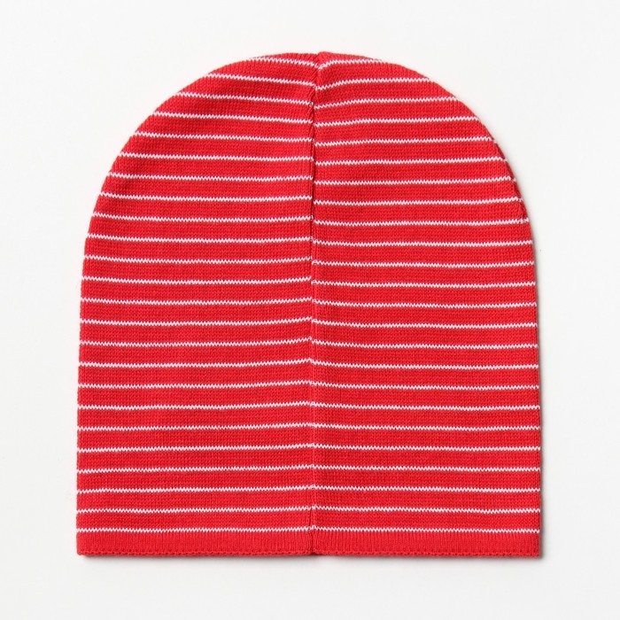 Шапка детская, цвет красный, размер 52-54