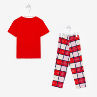 Пижама для девочки новогодняя KAFTAN "Bear", размер 28 (86-92)