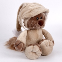 Мягкая игрушка &laquo;Котик&raquo; в костюме, 25 см, цвет бежевый