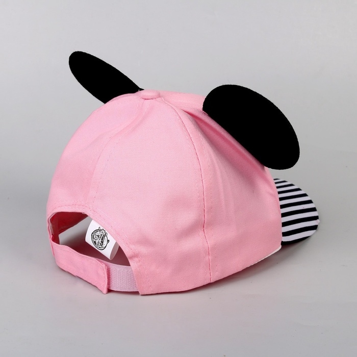 Кепка детская для девочки &laquo;Мышка&raquo;, с ушками, р-р. 52-54, 5-7 лет