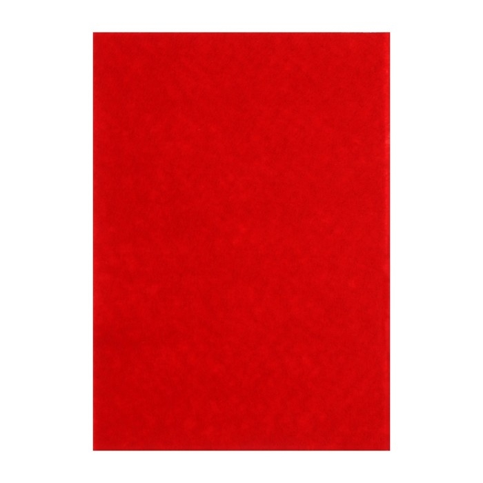 Фетр цветной набор, толщина-1 мм, формат А4, мягкий, 5 листов, 5 цветов, яркие цвета