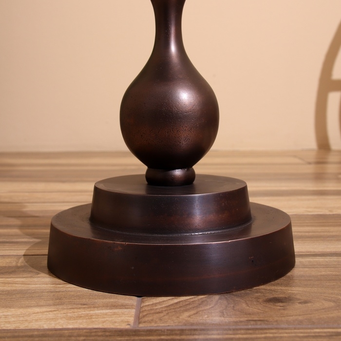 Стол кофейный 41х41х57 см, алюминий/мрамор Стол кофейный 41х41х57 см, алюминий/мрамор