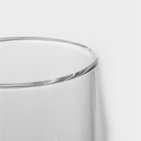 Стакан стеклянный с двойными стенками Magistro &laquo;Поль&raquo;, 200 мл