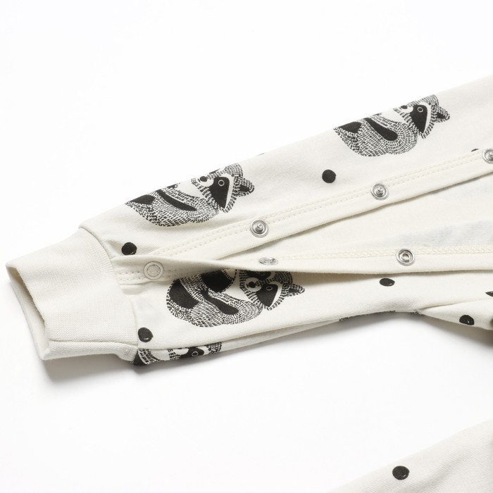 Комбинезон &laquo;Енот&raquo; Крошка Я, цвет белый, рост 74-80 см