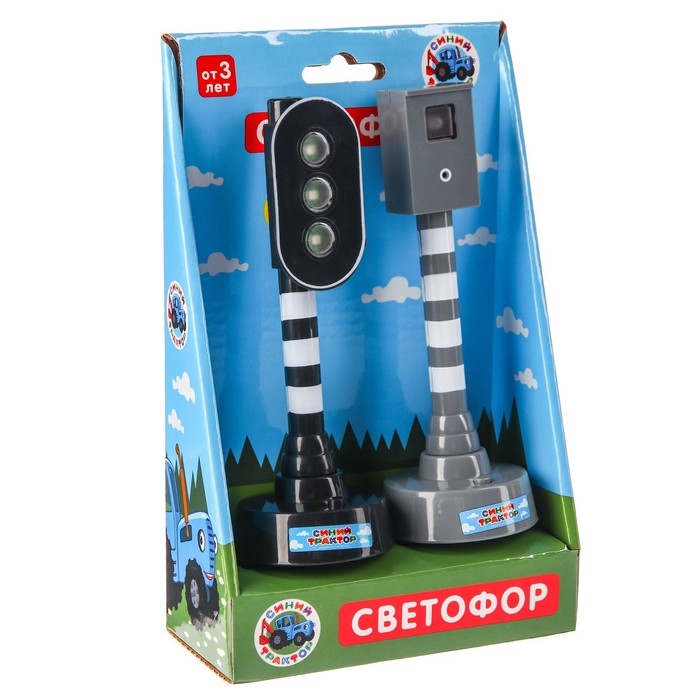 Светофор и регулировщик Синий трактор, звук и свет Светофор и регулировщик Синий трактор, звук и свет