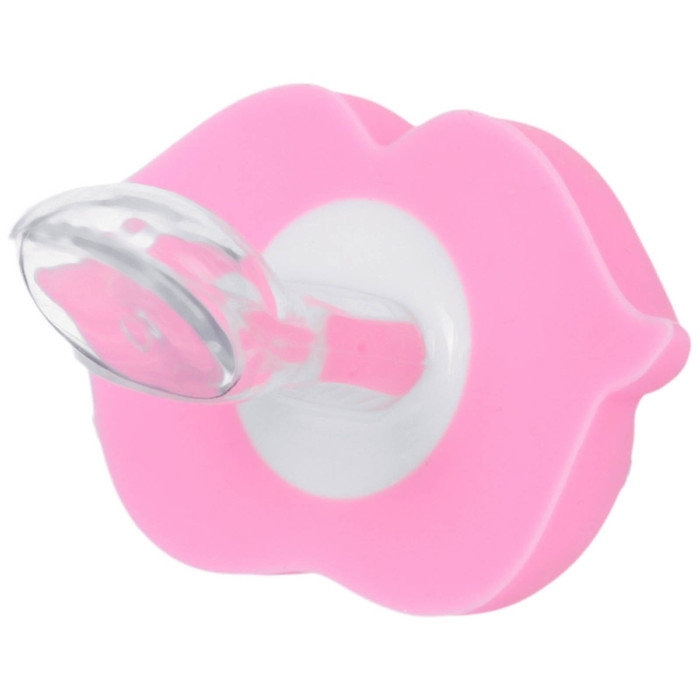 Пустышка-прикол, силиконовая, ортодонтическая, с колпачком, +6 мес., &laquo;Зайка&raquo;