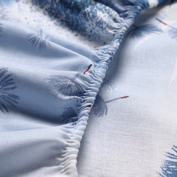 Простыня на резинке Этель Одуванчики 140*200*25, 100% хлопок, бязь, 125г/м2 Простыня на резинке Этель Одуванчики 140*200*25, 100% хлопок, бязь, 125г/м2