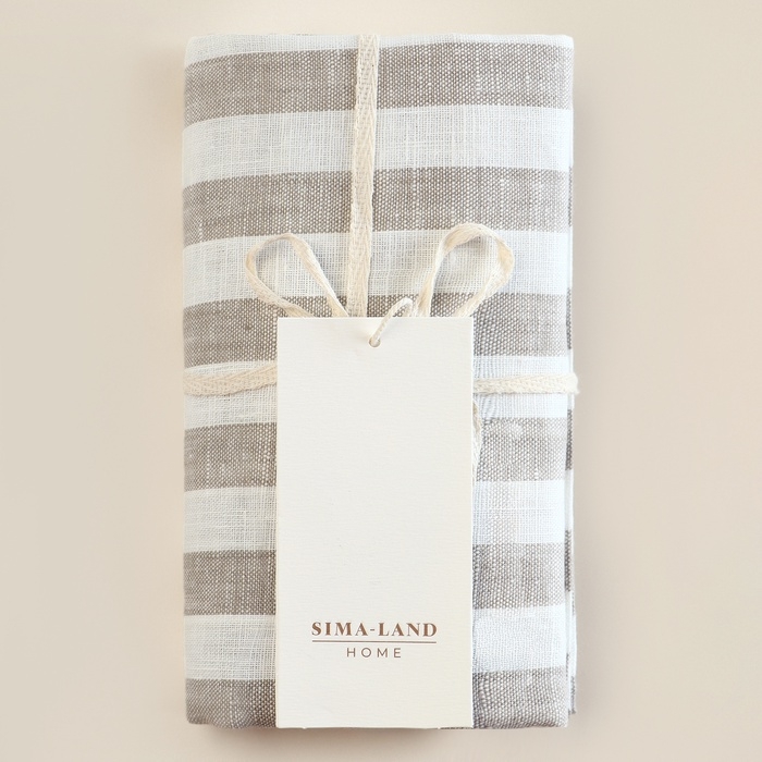 Дорожка SL HOME Дорожка SL HOME "Strict line" 40х142+/-3см, лен 100%, 180 гр/м2