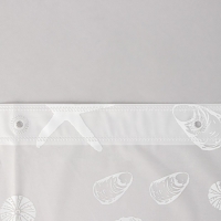 Штора для ванны Доляна &laquo;Море&raquo;, 180&times;180 см, EVA, цвет прозрачный