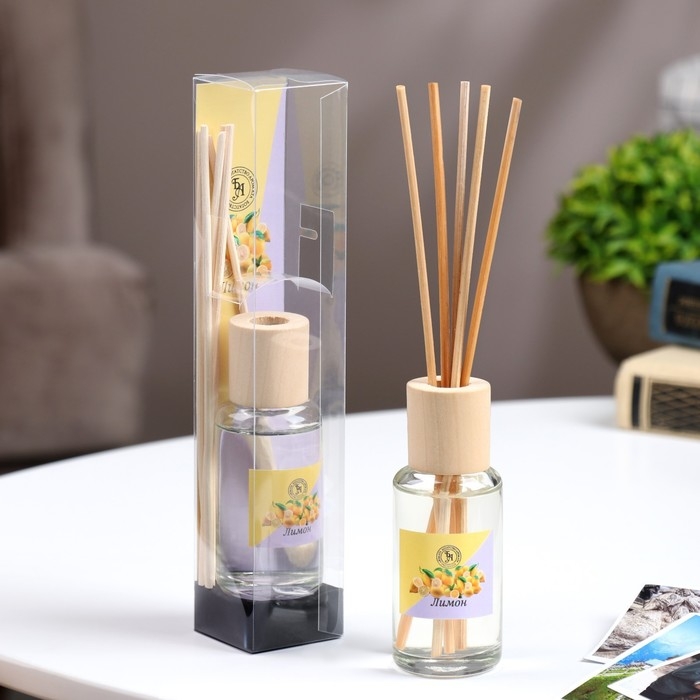 Диффузор ароматический Диффузор ароматический "Модерн", 50 мл, лимон, "Богатство Аромата"