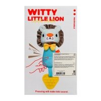 Игрушка-пищалка с прорезывателем «Лёвчик» Игрушка-пищалка с прорезывателем «Лёвчик»