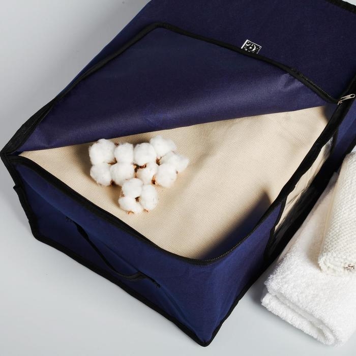 Органайзер для хранения белья, кофр с pvc-окном &laquo;Men style&raquo;, 43 х 28,5 х 20 см.