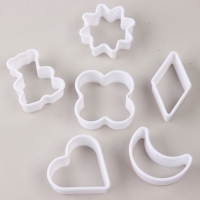 Набор форм для печенья &laquo;Нежность&raquo;, 6 шт, пластик