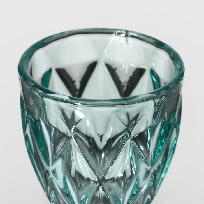 Рюмка стеклянная Magistro &laquo;Круиз&raquo;, 50 мл, 5&times;10 см, цвет бирюзовый