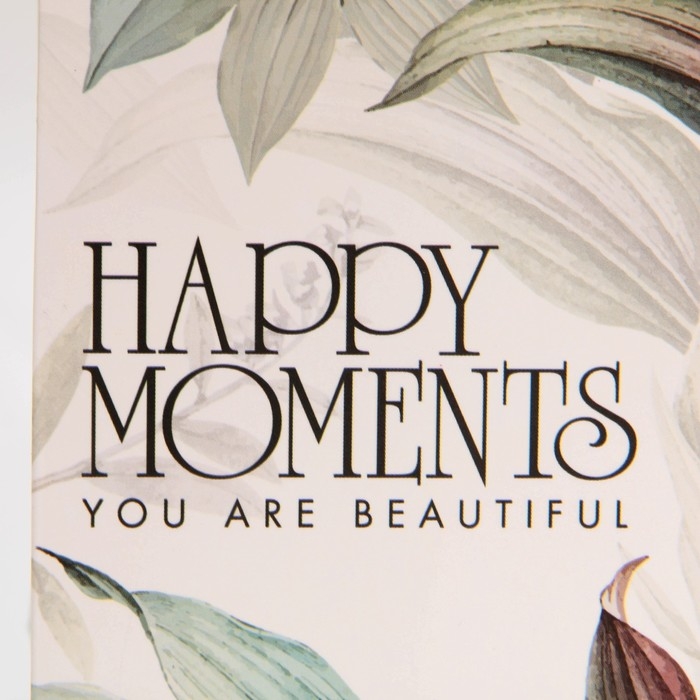 Пакет подарочный крафтовый, упаковка, &laquo;Moments&raquo;, 18 х 23 х 10 см