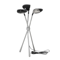 Торшер &laquo;3 клюшки&raquo; 40 &times; 60 см, 3 &times; 10 Вт, алюминий, пластик, свечение тёплое белое