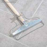 Тряпкодержатель, деревянная ручка, 19&times;2&times;122 см