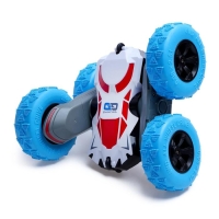 Машина-перевёртыш радиоуправляемая «Трюкач», работает от аккумулятора, цвет синий Машина-перевёртыш радиоуправляемая «Трюкач», работает от аккумулятора, цвет синий