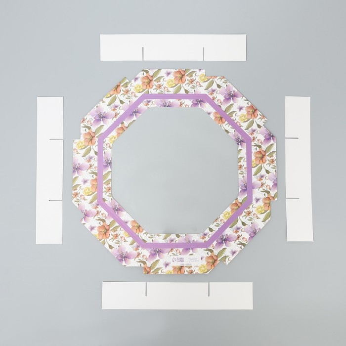 Коробка кондитерская складная, упаковка &laquo;Цветочная гамма&raquo;, 29 х 29 х 5 см