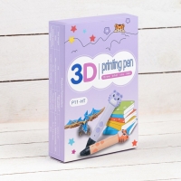 3D ручка Тигрёнок, работа с пластиком PLA, USB кабель питания, голубая 3D ручка Тигрёнок, работа с пластиком PLA, USB кабель питания, голубая