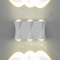 Светильник "Бисо" 6хLED 6Вт 4000К IP66 белый 14х4,5х8 см Светильник "Бисо" 6хLED 6Вт 4000К IP66 белый 14х4,5х8 см