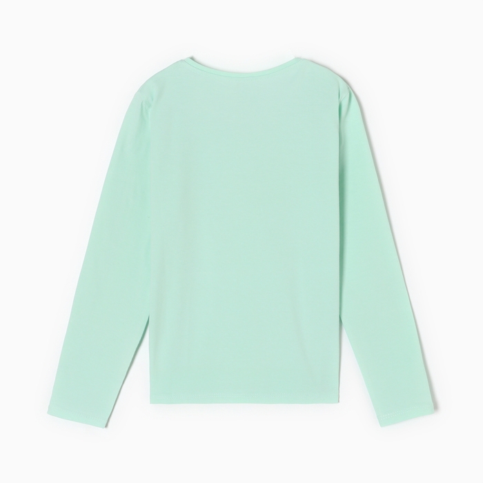 Лонгслив для девочки, цвет мята, рост 152 см Лонгслив для девочки, цвет мята, рост 152 см