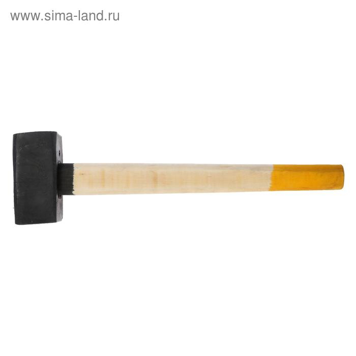 Кувалда кованая ЛОМ, 4 кг, деревянная рукоятка